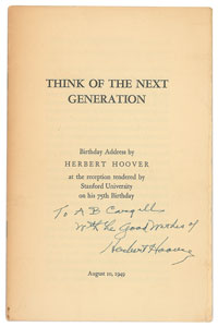 Lot #141 Herbert Hoover - Image 3