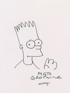 Lot #551 Matt Groening - Image 1