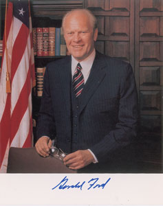Lot #130 Gerald Ford - Image 1