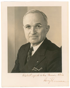 Lot #180 Harry S. Truman - Image 1