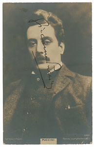 Lot #670 Giacomo Puccini - Image 1