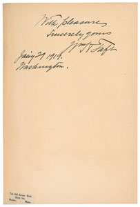 Lot #32 William H. Taft - Image 3