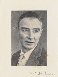 Lot #219 Robert Oppenheimer