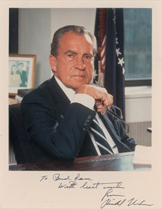 Lot #164 Richard Nixon and Gerald Ford - Image 2