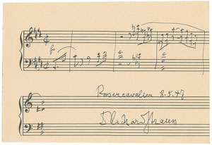 Lot #622 Richard Strauss - Image 1