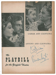 Lot #799 Vivien Leigh and Laurence Olivier