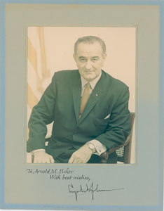 Lot #150 Lyndon B. Johnson - Image 1