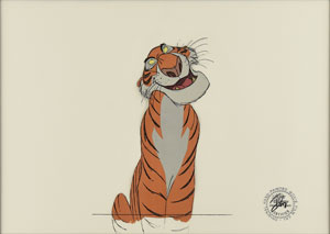 Lot #518 Shere Khan production cel from The Jungle