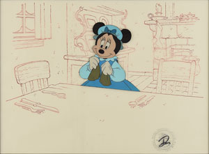 Lot #566 Minnie Mouse production cel from Mickey's