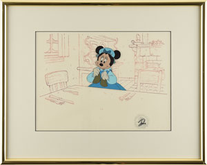 Lot #566 Minnie Mouse production cel from Mickey's Christmas Carol - Image 2