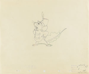 Lot #465 Timothy Q. Mouse production drawings from Dumbo - Image 3