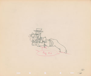 Lot #467 Goofy production drawing from Goofy and Wilbur - Image 1