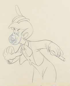 Lot #568 Lampwick production drawing from Pinocchio - Image 2