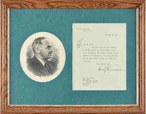 Lot #184 Harry S. Truman - Image 1
