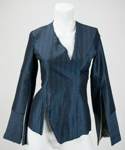 Lot #5052  The Hunger Navy Striped Jacket