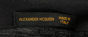 Lot #5074  McQueen Black Stretch Logo Top - Image 7