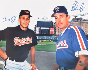 Lot #917 Nolan Ryan and Cal Ripken, Jr - Image 1