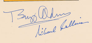 Lot #354 Buzz Aldrin and Michael Collins - Image 2
