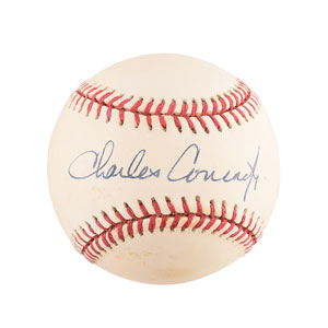 Lot #387 Charles Conrad Signed Baseball - Image 1