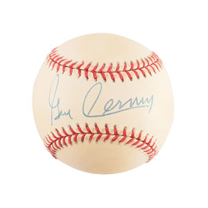 Lot #2499 Gene Cernan Signed Baseball - Image 1