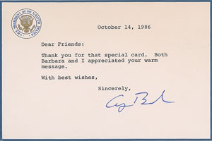 Lot #63 George Bush - Image 1