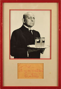 Lot #864 Erich von Stroheim - Image 1