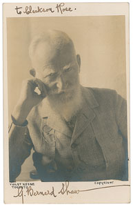Lot #507 George Bernard Shaw