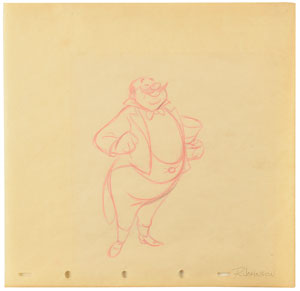 Lot #855 The Ringmaster production drawing from Dumbo - Image 1