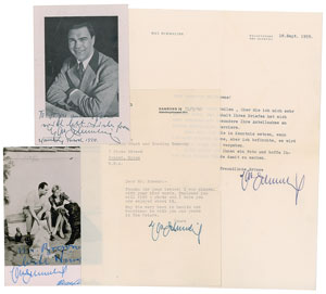 Lot #918 Max Schmeling - Image 1