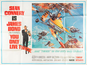 Lot #808  James Bond: 'You Only Live Twice' Subway Poster - Image 1