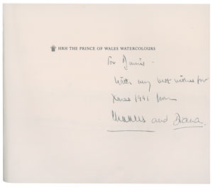 Lot #202  Princess Diana and Prince Charles - Image 4