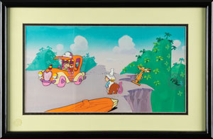 Lot #486 Bumblelion and Rhinokey production cels from The Wuzzles - Image 2
