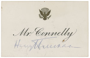 Lot #167 Harry S. Truman - Image 1