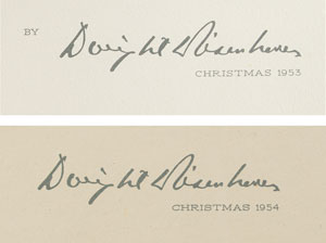 Lot #86 Dwight D. Eisenhower Christmas Gift Prints - Image 2