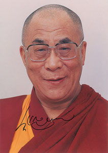 Lot #234  Dalai Lama and Desmond Tutu