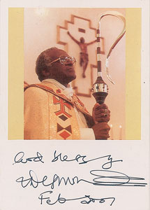 Lot #234  Dalai Lama and Desmond Tutu - Image 2