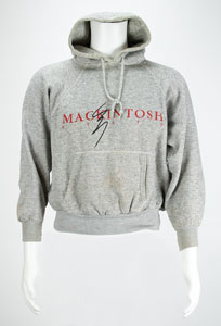 Lot #6023  Macintosh '90 Hours' Hooded Sweatshirt