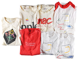 Lot #6025 Group of (7) Apple T-shirts