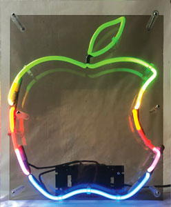 Lot #6005  Apple Logo Neon Sign (c. 1989)