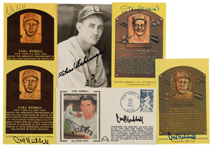 Lot #690  Baseball Hall of Famers - Image 1