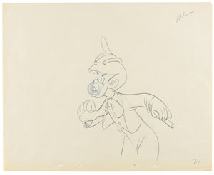 Lot #470 Lampwick production drawing from Pinocchio - Image 1