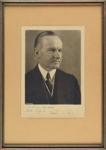 Lot #87 Calvin Coolidge