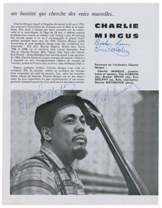 Lot #538 Charles Mingus, Eric Dolphy, and Bud Powell - Image 2