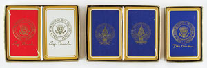 Lot #67 George Bush and Bill Clinton Playing Cards - Image 1