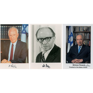 Lot #272  Israeli Prime Ministers