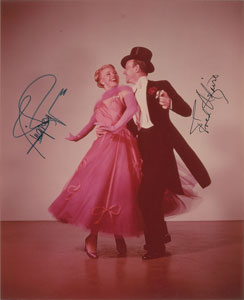 Lot #653 Fred Astaire and Ginger Rogers