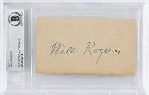 Lot #996 Will Rogers - Image 1