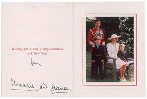 Lot #244  Princess Diana and Prince Charles