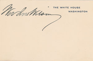 Lot #196 Woodrow Wilson