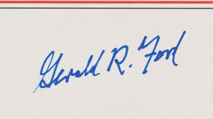 Lot #87 Gerald Ford - Image 3